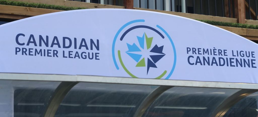 A sign that reads Canadian Premier League (CPL)
